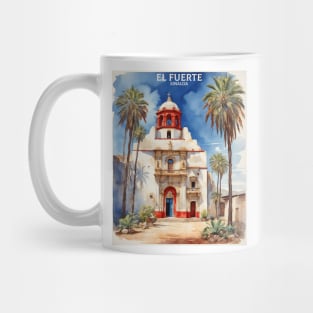 El Fuerte Sinaloa Mexico Vintage Tourism Travel Mug